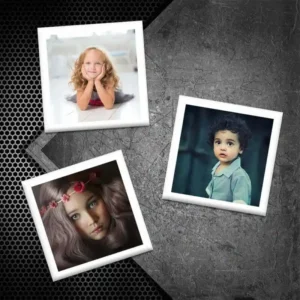 Magneți Pătrați Personalizați 6.5 cm – Pachet 12 Bucăți cu Foto InImage.ro