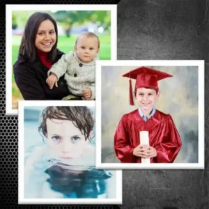 Magneți Personalizați Pătrați 9×9 cm – Set 6 Bucăți cu Foto Inimage.ro