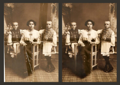 Restaurare reconditionare fotografii vechi de la 1912