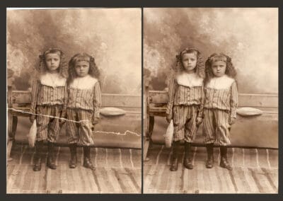 Restaurare reconditionare fotografii vechi de la 1909