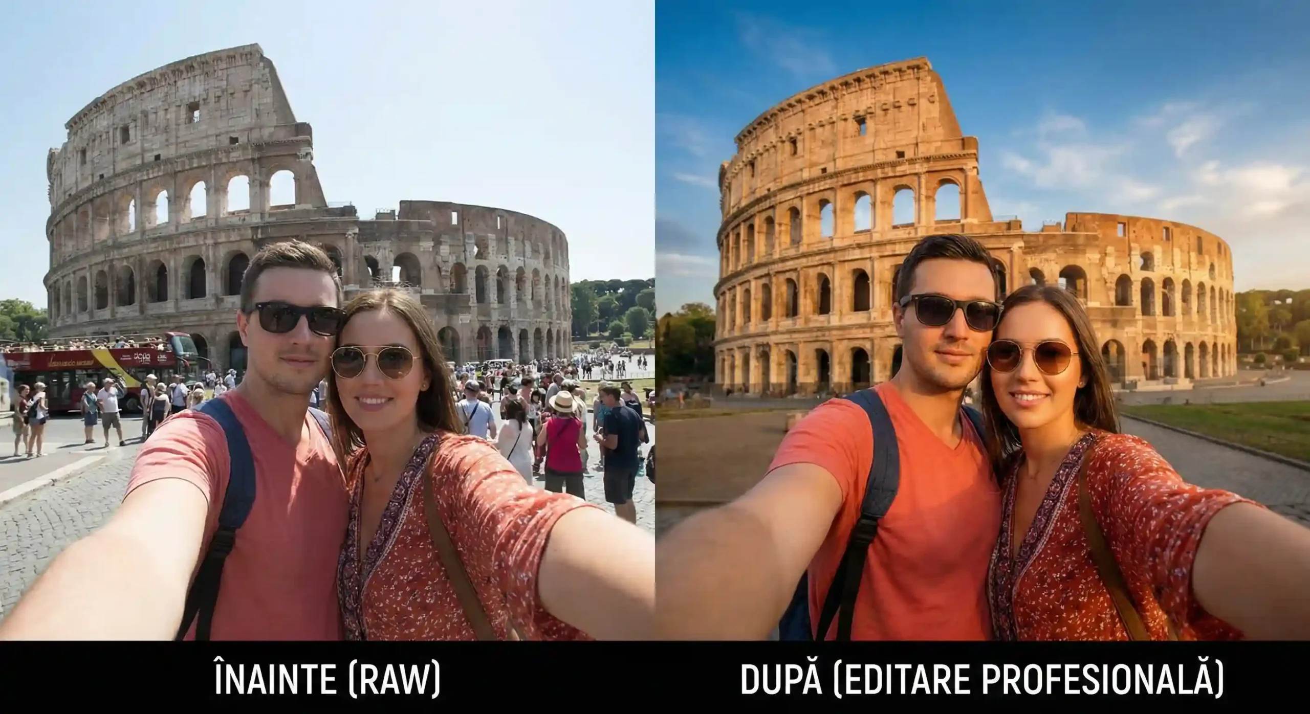 editare foto profesională concediu