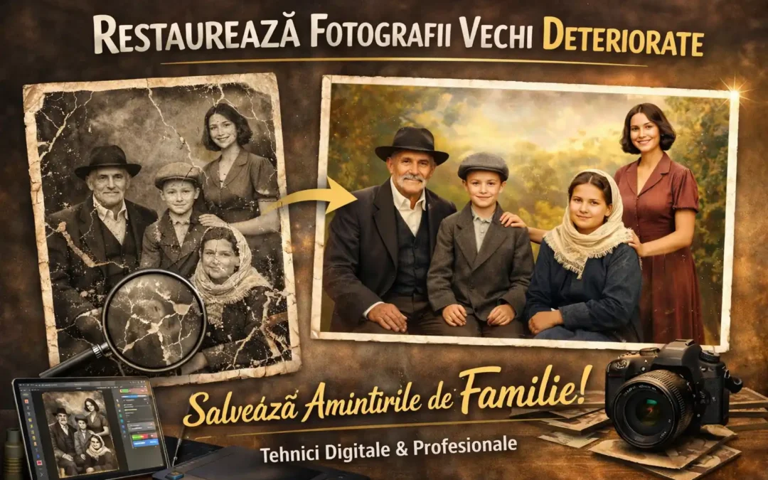 Restaurarea Fotografiilor Vechi – Metode, Tehnici și Sfaturi Profesionale