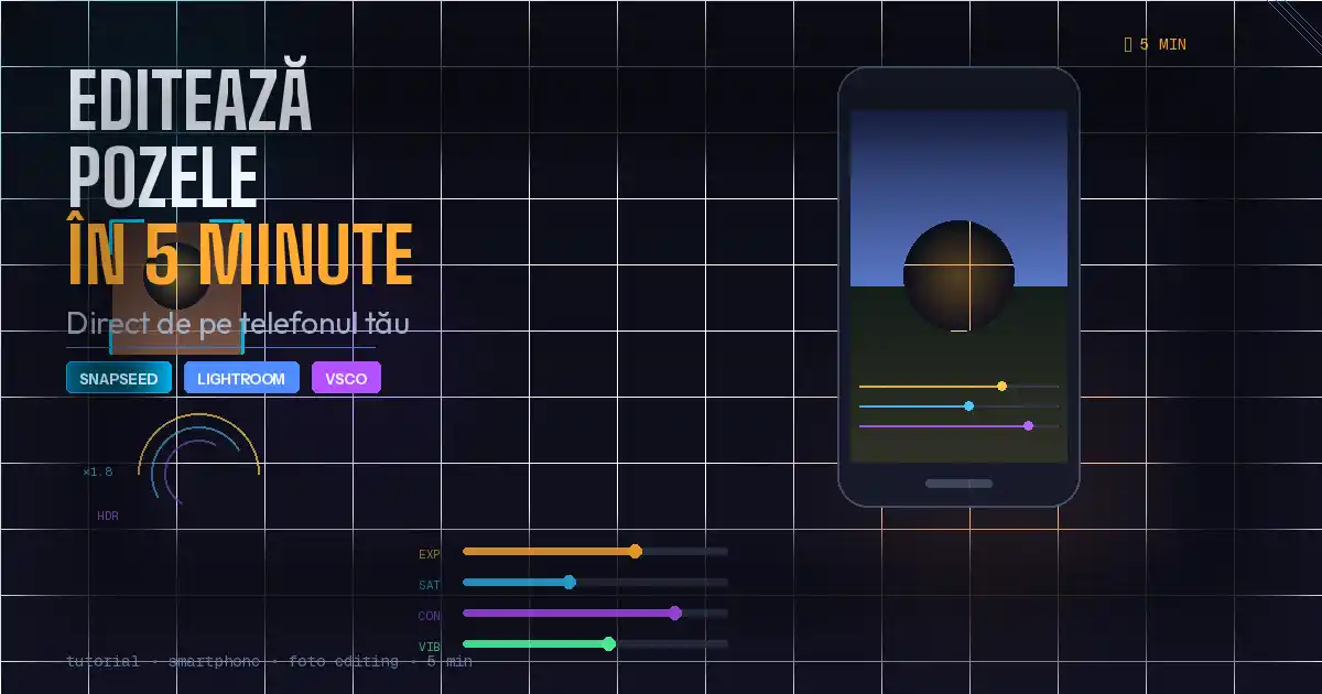 cum editezi poze cu telefonul