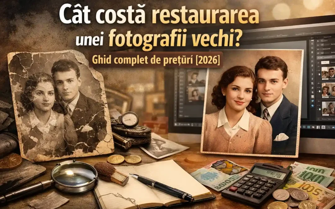 Cât costă restaurarea unei fotografii vechi? Ghid complet de prețuri [2026]