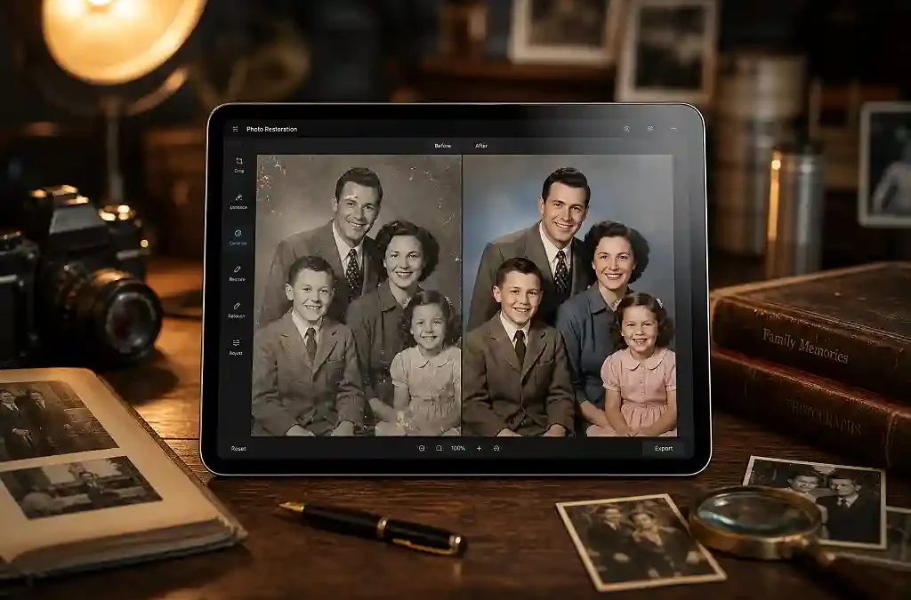 Colorizare poze vechi: Redă viață amintirilor de familie