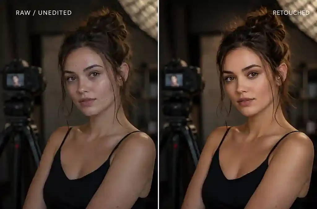 Retusare Portret Natural: Arta Editarii Before & After